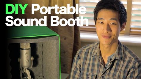 Diy microphone sound vocal audio booth under 20 reflection filter screen home studio. DIY Portable Sound Booth - Test & Review sound proof foam. | Project: Sound Proof | Pinterest