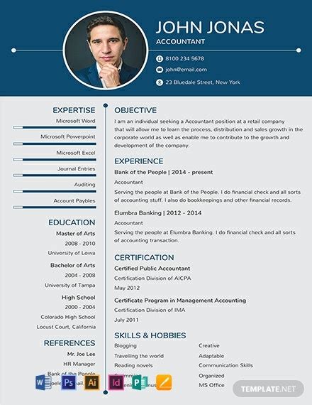It isn't hard to judge if or not a cv is up to the mark or never. FREE One Page Resume Templates - Word (DOC) | PSD | InDesign | Apple Pages | Publisher ...