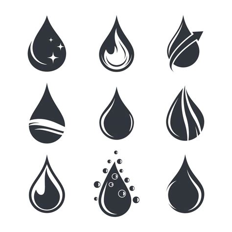 Water Drop Logo Images 3553188 Vector Art At Vecteezy