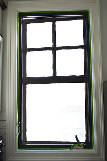 Use it to tape off the trim try to remove the painter's tape while the paint it still slightly tacky to avoid ripping dried paint off later. Window Painting 101. And 102. | Sarah's Big Idea