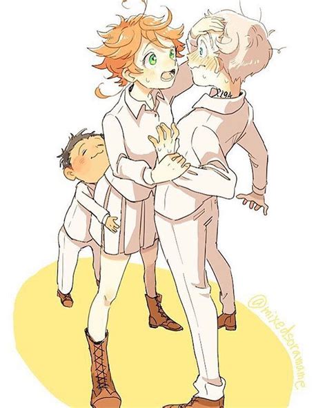 Art By Mixedsoramame Twitter Thepromisedneverland Emma Norman