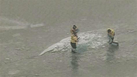 Man rescued while ice fishing on Lake St. Clair