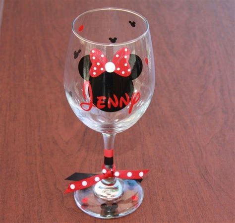 Mickey Or Minnie Personalized Glasses Disney Ts Disney Etsy Uk