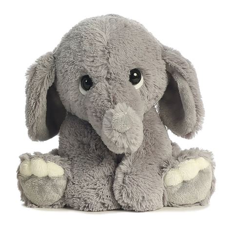 Plush Elephant Grey Soft Cute Adorable T Toy Cuddly Stuffed Animal