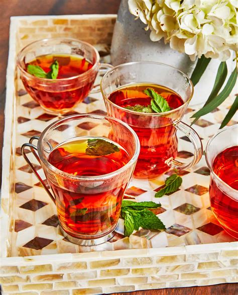 Arabic Tea With Fresh Mint Easy Healthy Meal Ideas