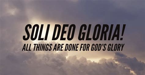 Soli Deo Gloria All Things Are Done For Gods Glory Why Did God Allow The Church To Split