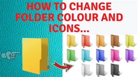 How To Change Folder Colour In Windows 7 81 10 Cyberlamp Youtube