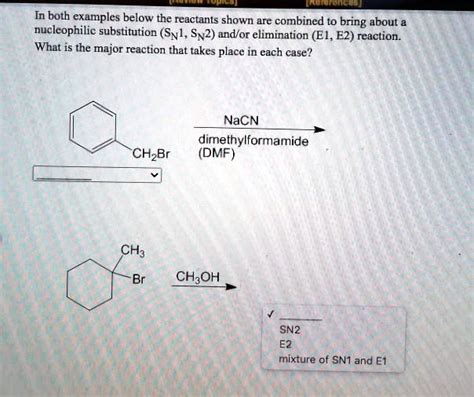 Solved In Both Examples Below The Reactants Shown Are Combined To
