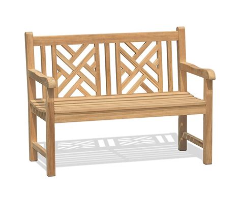 Chartwell Teak 2 Seater Outdoor Bench 120cm