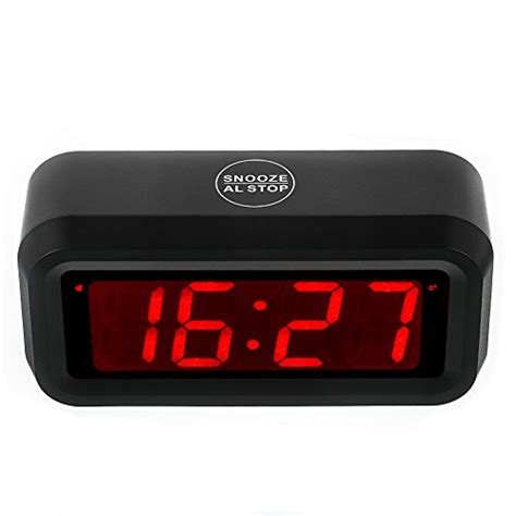 Kwanwa Led Digital Alarm Clock Battery Operated Only Small For Bedroomwalltravel With