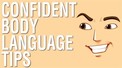Confident Body Language Tips Body Language Tips For Men And Women Youtube