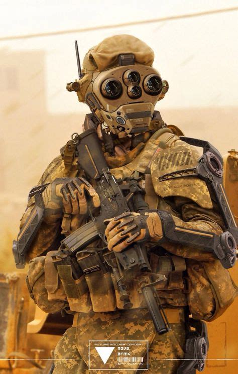 Futuristic Soldier Desert Camo Future Soldier Soldier Sci Fi Armor