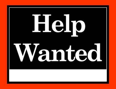 Printable Help Wanted Sign That Are Divine Aubrey Blog