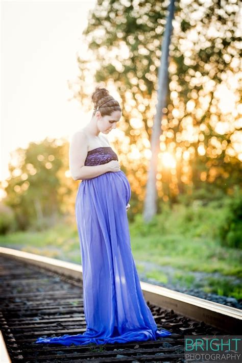 Lilac Butterfly Maternity Gownmaternity By Korinnartdesign