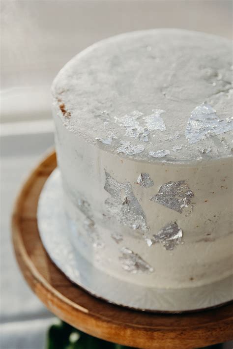 Silver Foil Wedding Cake San Francisco City Hall Wedding Practical