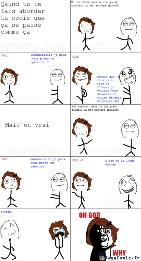 l abordation oh god why rage comics francais troll face