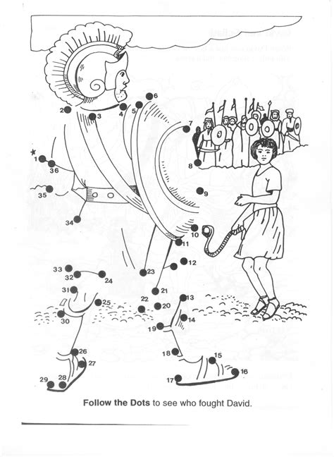 David And Goliath Printables Coloring Pages And Worksheet Images And