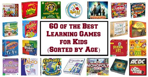 60 Of The Best Learning Games For Kids Sorted By Age A Fine Parent