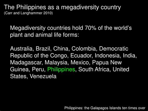 The world tourism organization reports the following source countries as the top ten spenders on international tourism for the year 2019, with china by far being the top spender lists of countries by tourism rankings. PPT - Hottest of the hotspots: Philippine biodiversity in ...