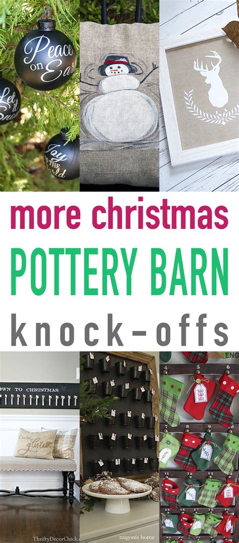 Come check out what you can make yourself with inspiration from pottery barn! More Christmas Pottery Barn Knock-Offs - The Cottage Market
