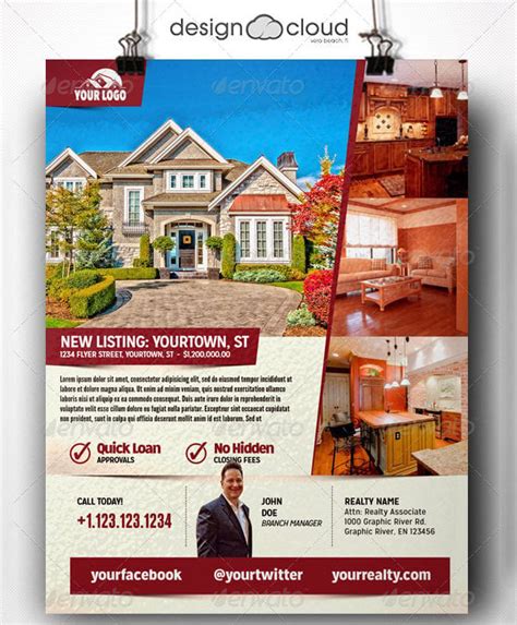 30 Real Estate Flyer Templates Psd Word Ai Eps Vector Real Images