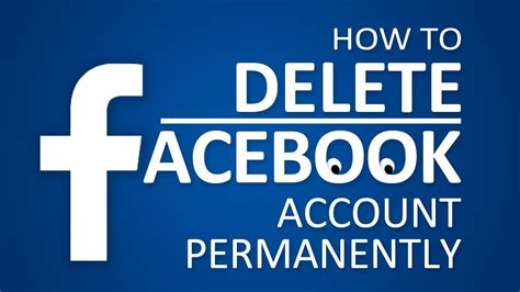You cannot perform this process from the facebook mobile app. How To Delete Facebook Account Permanently 2015 - YouTube