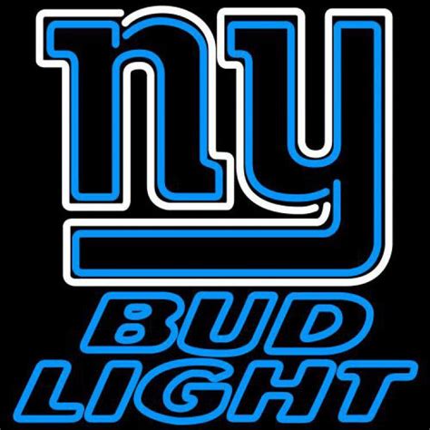 Nfl Bud Light New York Giants Neon Sign Neon
