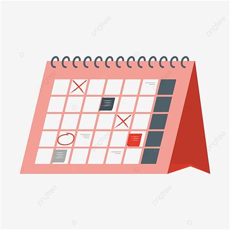 Elementos De Diseño Vectorial Del Calendario De La Pared Del Calendario