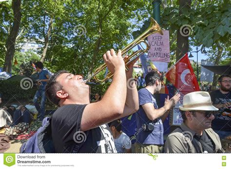 Taksim Gezi Park Protests And Events Editorial Photography Image Of