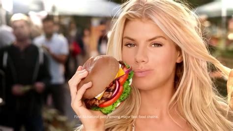 Banned Uncensored Carls Jr Charlotte Mckinney All Natural Too Hot For Tv Commercial Extended Cut