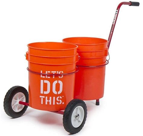 Bucket Buddy Cart Easily Carry Two 5 Gal Buckets Full Of Dirt Paint