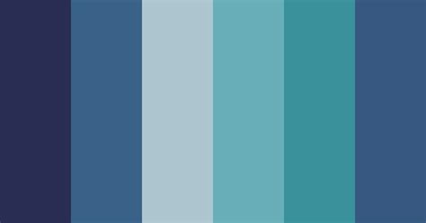 Retro Blues Color Scheme Blue