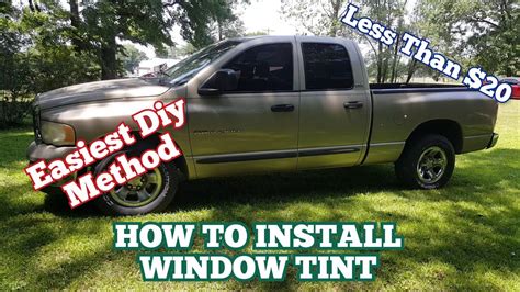 How To Install Window Tint Easiest Methoddiy Window Tint Youtube