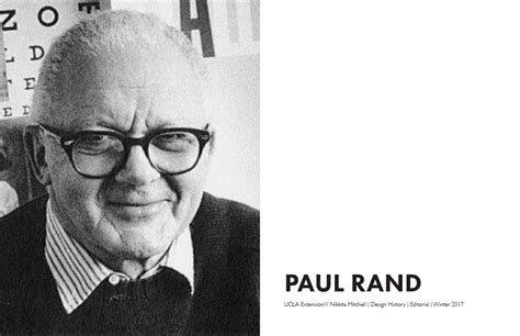 Editorial Paul Rand On Behance