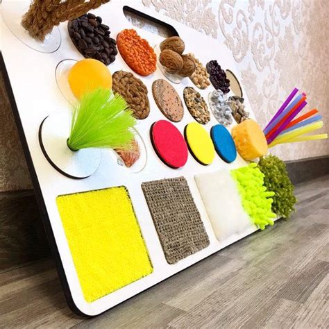 Sensory Board For Toddler Busy Board Montessori Toy Tactile Child