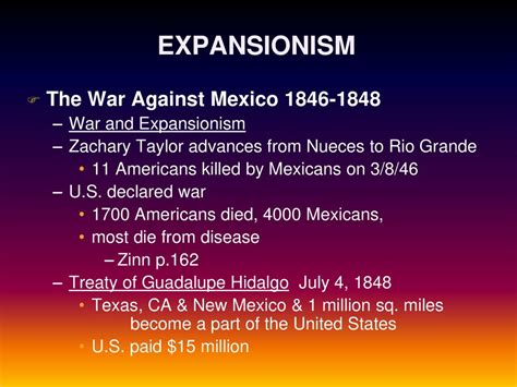 Expansionism Rapid Settlement And Economic Development Of The West Ppt