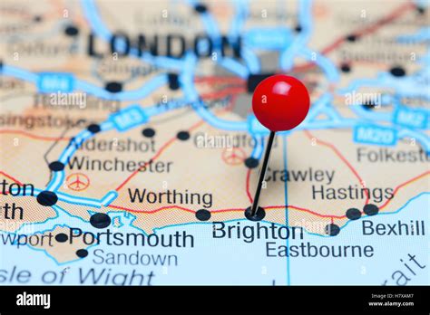 Brighton Map England The Happiest Location In The Uk