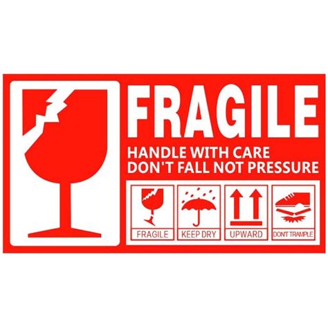 Fragile Sticker For Your Parcel Shopee Malaysia