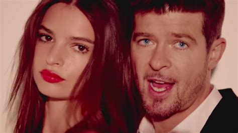 Emily Ratajkowski Says Robin Thicke Groped Her Bare Breasts On Set Of ‘blurred Lines’ Music Video