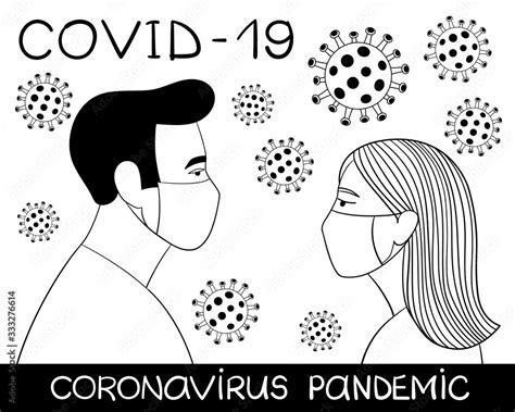 Covid 19 Novel Coronavirus 2019 Ncov Pandemic Man And Woman In Medical