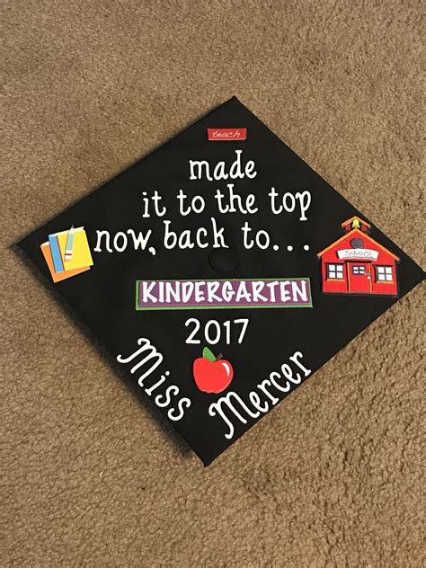Decorated Preschool Graduation Caps Teaching Treasure