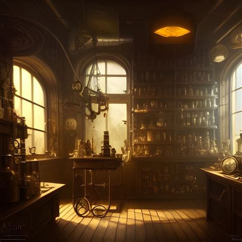 Steampunk Workshop Ai Generated Artwork Nightcafe Creator