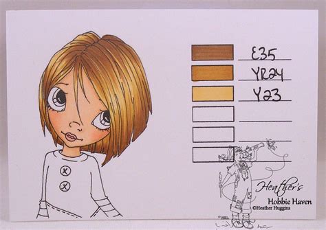 Heathers Hobbie Haven Hair Color Copic Markers Coloring Tips