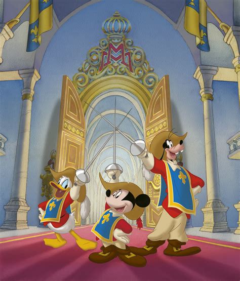 Mickey Donald Goofy The Three Musketeers 2004
