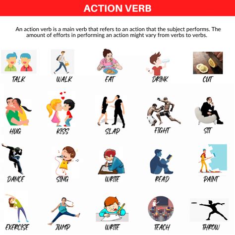 What Is An Action Verb Word