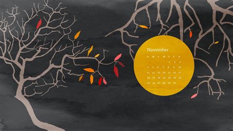 Beautiful November 2018 Desktop Calendar Calendar Design Calendar