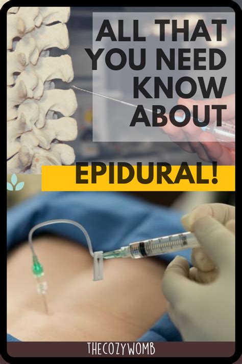 pin on epidural