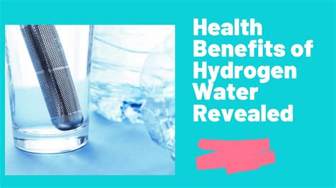 Health Benefits Of Hydrogen Water Revealed Carib Loop