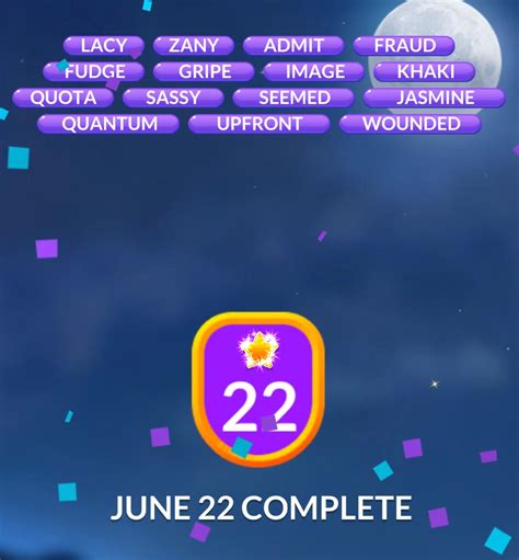 Word Stacks Daily Puzzle June 22 2024 Answers