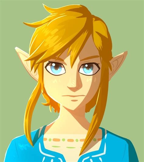 Botw Oc Just A Little Portrait Fan Art Of Mah Boi Link Zelda